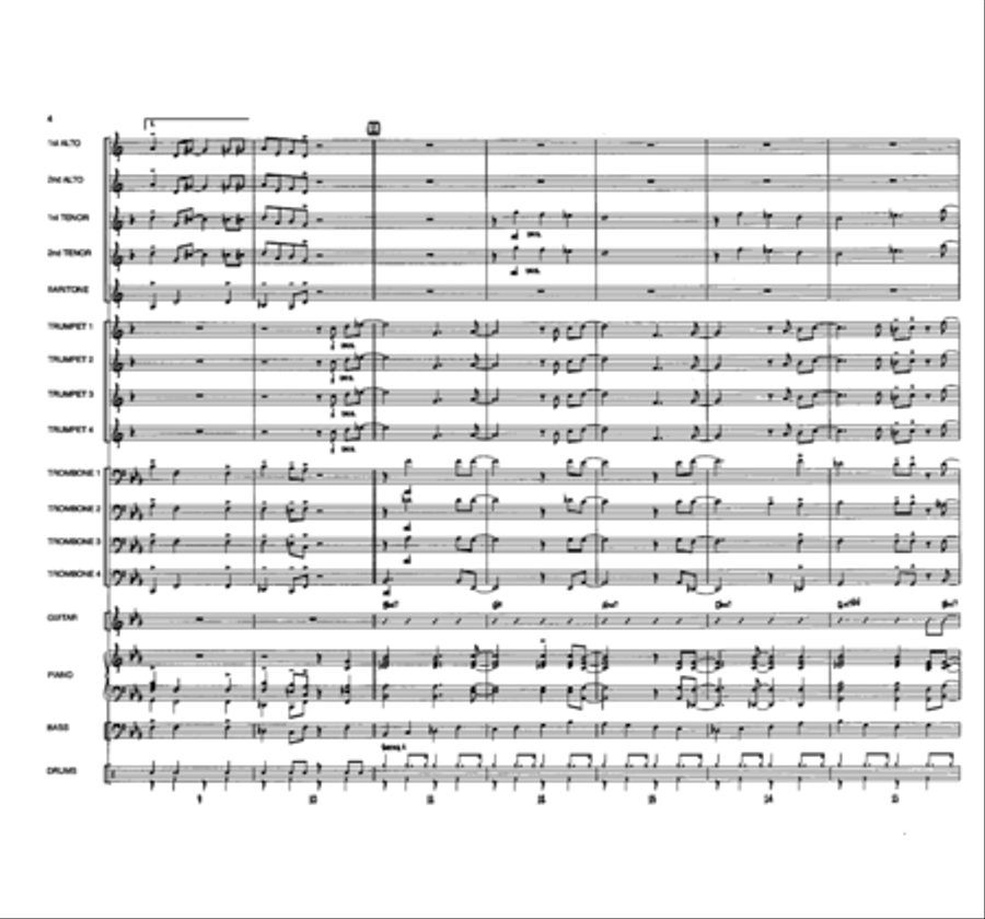 Eenie, Meenie, Minor Mode Jazz Ensemble scores gallery preview page 3