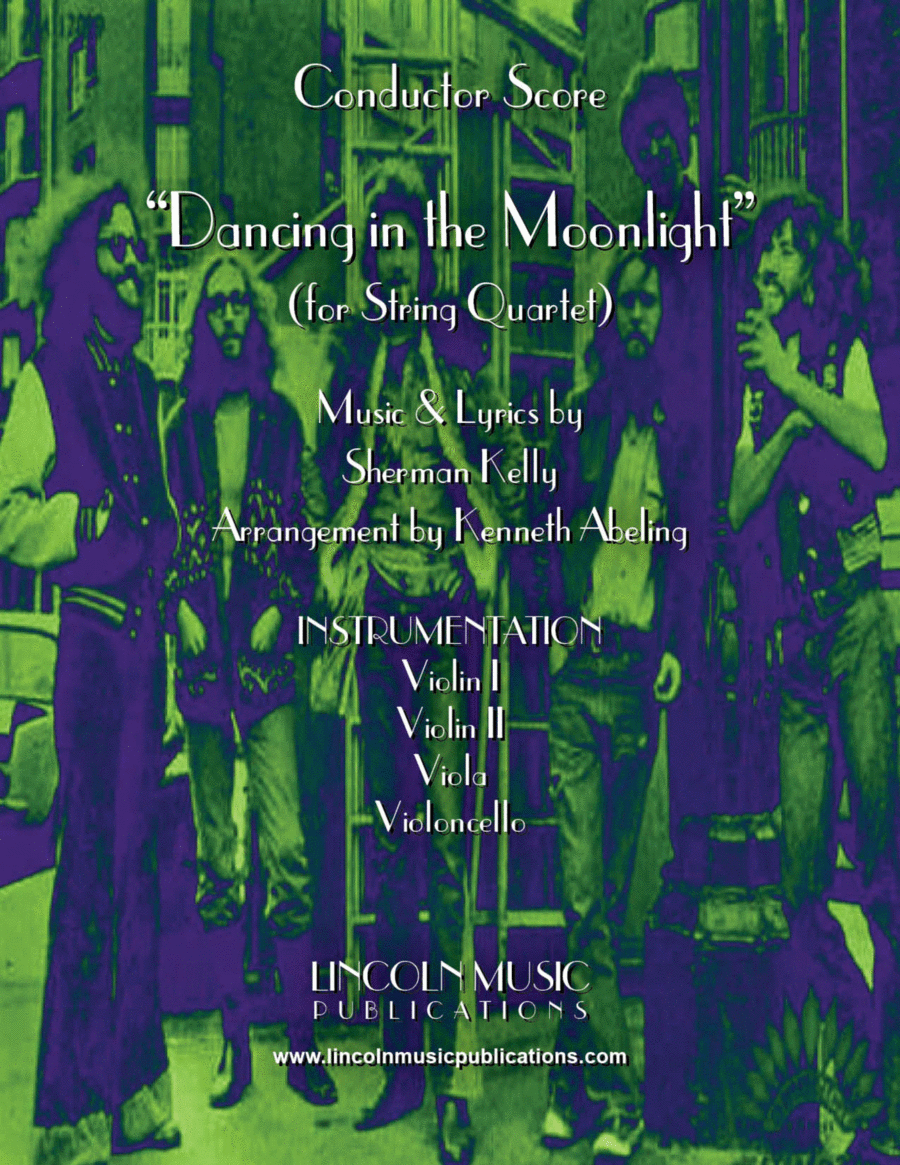 Dancin' In The Moonlight String Quartet scores gallery preview page 1