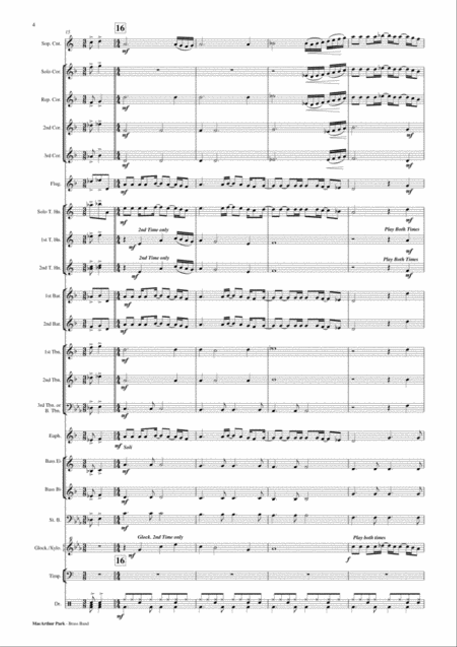Macarthur Park Brass Ensemble scores gallery preview page 5