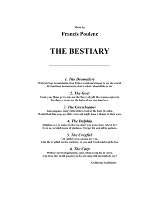 The Bestiary for Trombone & Piano