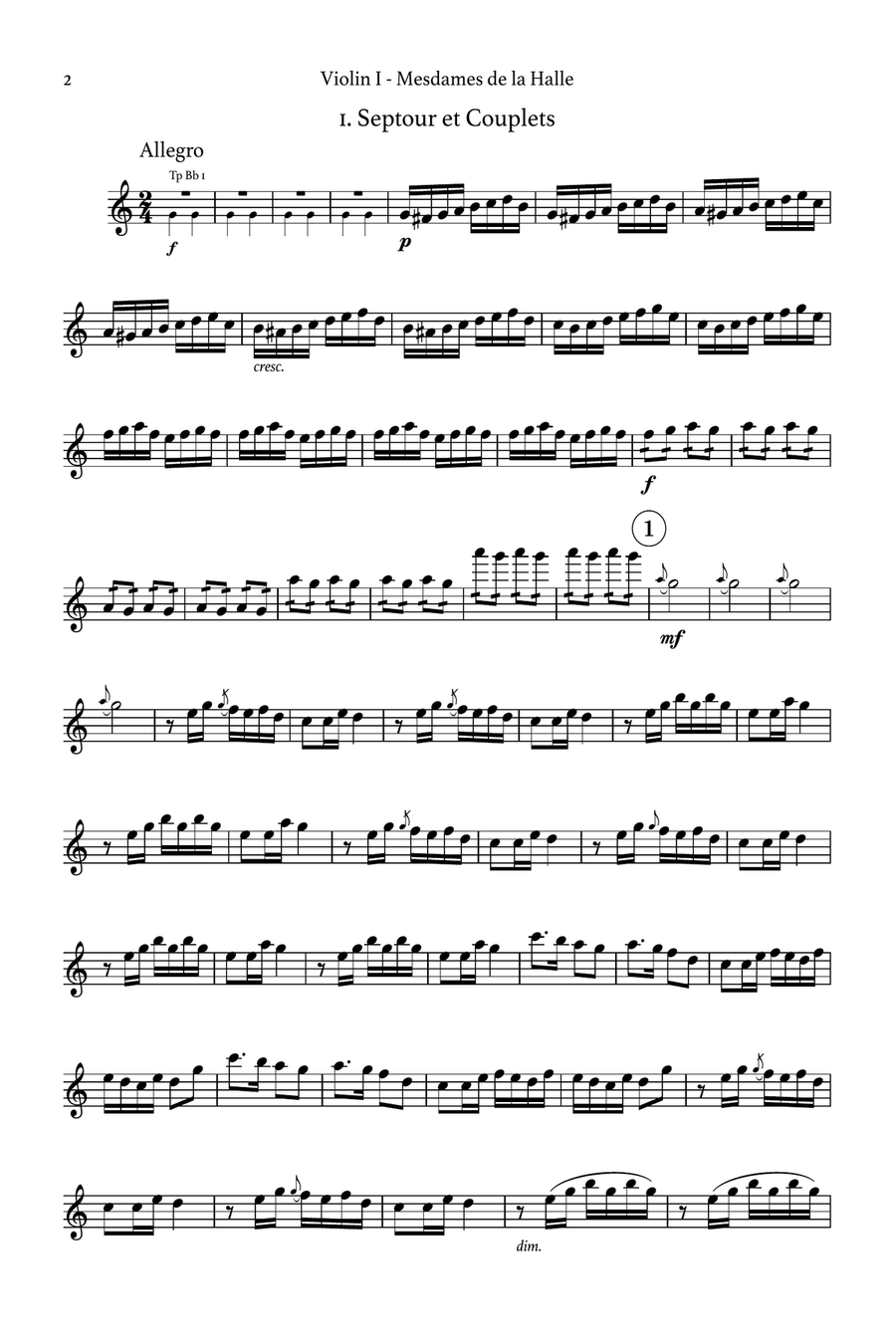 Mesdames de la Halle Chamber Music scores gallery preview page 4