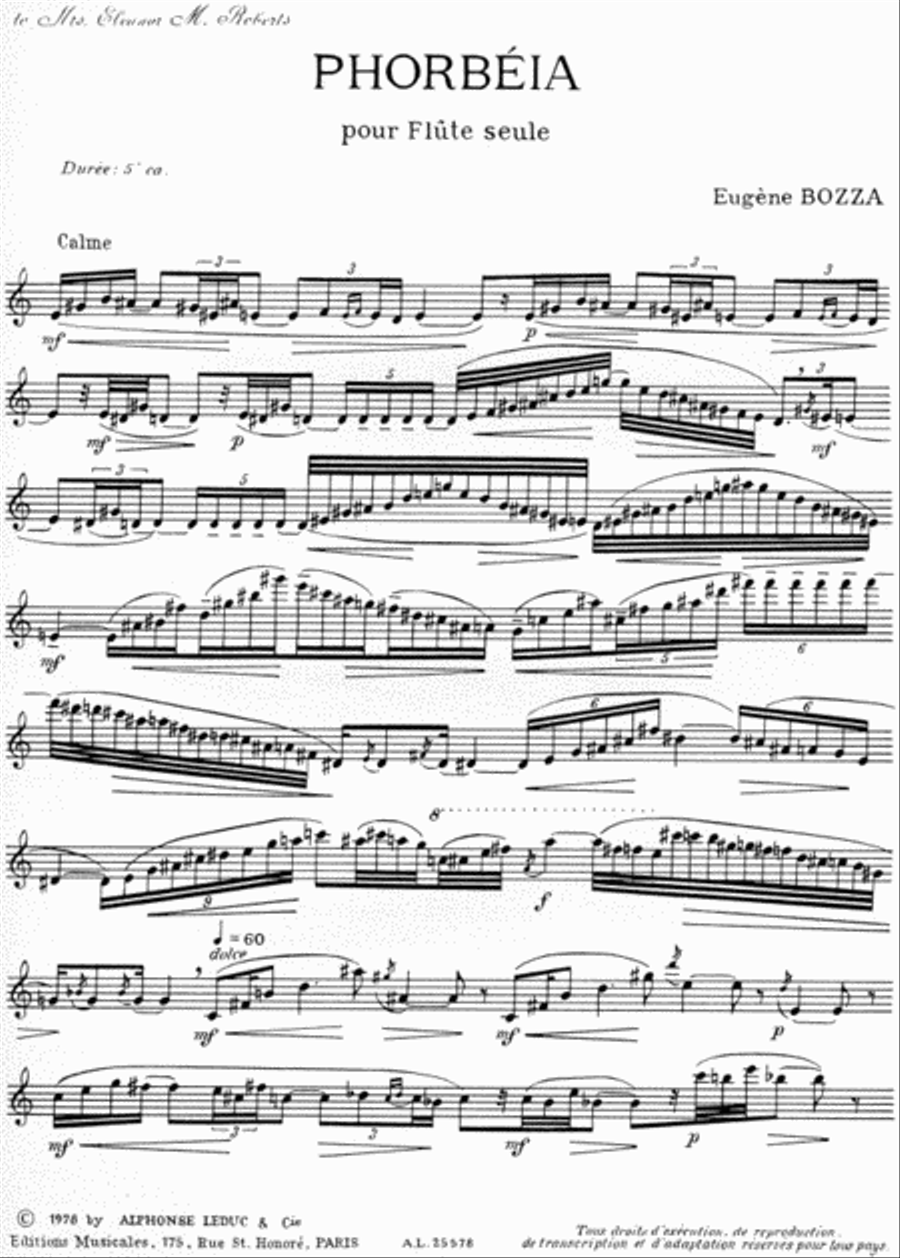 Phorbeia (flute Solo) Flute Solo scores gallery preview page 2