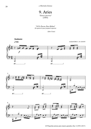 20 Piezas, Op. 4 (2017) No. 9. Aries