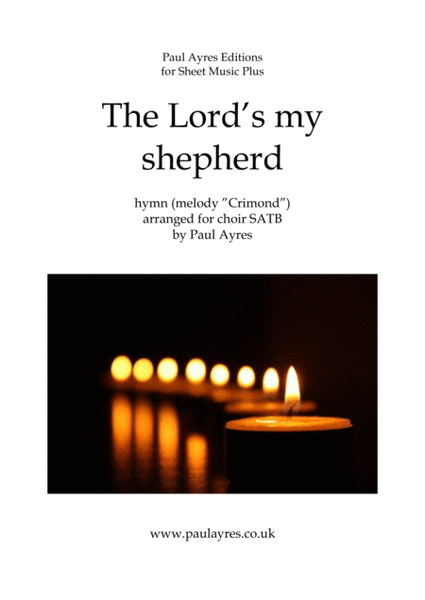 The Lord's my shepherd (Crimond), arranged for choir image number null
