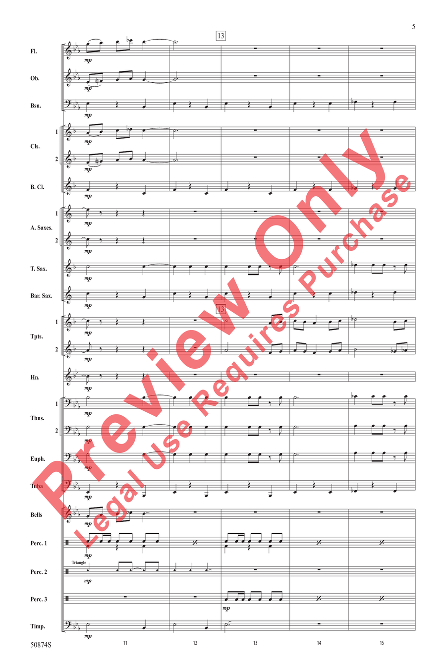 Fiesta! Concert Band scores gallery preview page 5