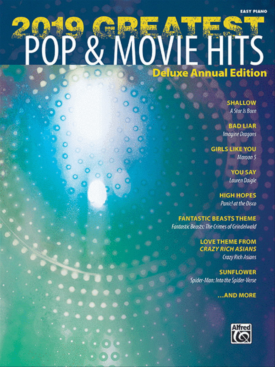 2019 Greatest Pop & Movie Hits Easy Piano scores gallery preview page 1