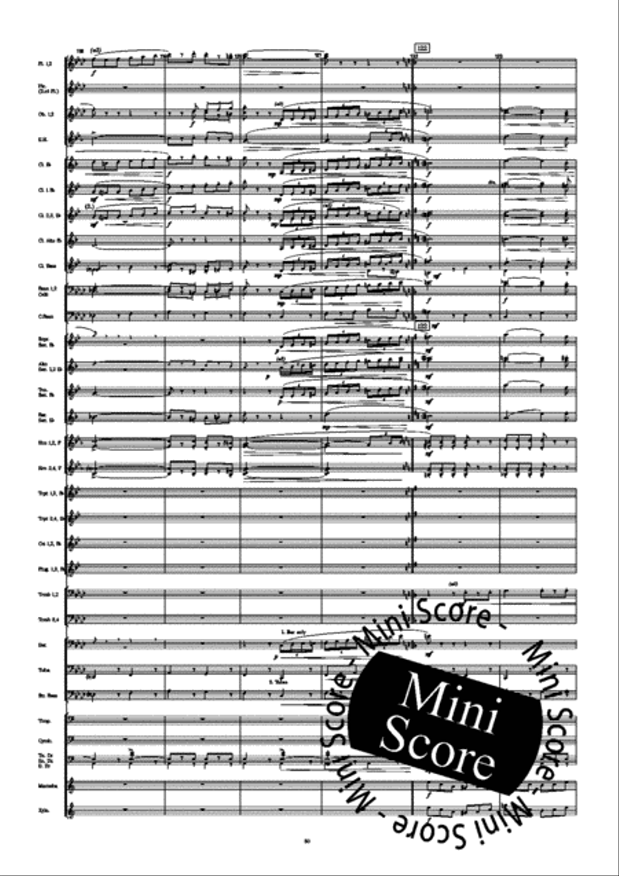 Fourth Symphony Fourth Symphony Concert Band scores gallery preview page 58