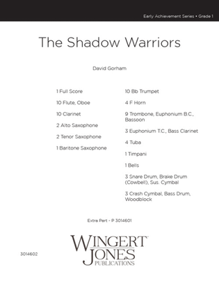 The Shadow Warriors - Full Score