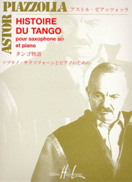 Astor Piazzolla: Histoire Du Tango-S.Sax/Piano