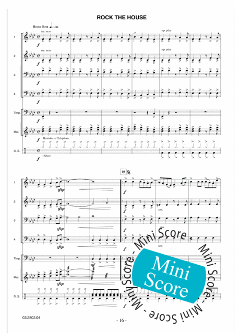 Adventure Games Concert Band scores gallery preview page 20