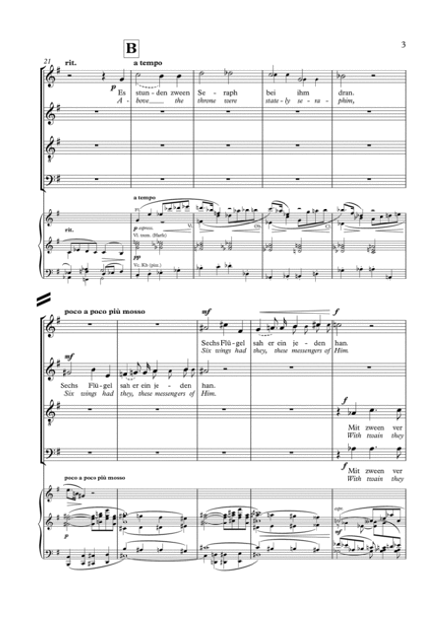 Sanctus (The vision of Isaiah) Opus 73 Choir scores gallery preview page 5