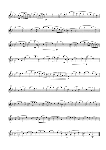 Ode To Joy (from Symphony No. 9) for Saxophone Quartet image number null