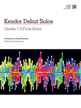 Book cover for Kendor Debut Solos - Flute with MP3s