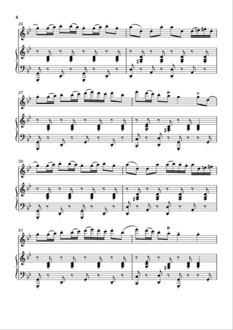Circle Dance Flute Solo scores gallery preview page 4