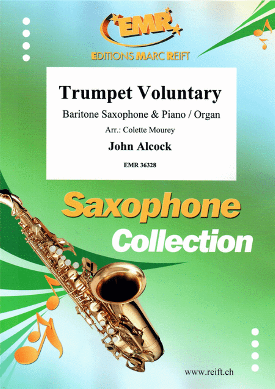 Trumpet Voluntary Baritone Saxophone scores gallery preview page 1
