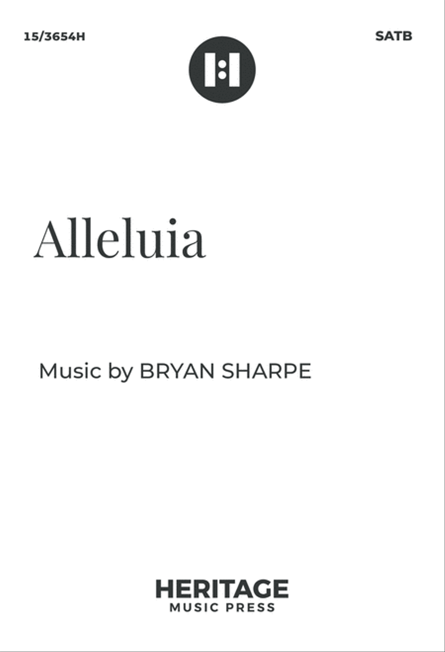 Alleluia Alleluia 4-Part scores gallery preview page 1
