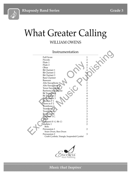 What Greater Calling image number null
