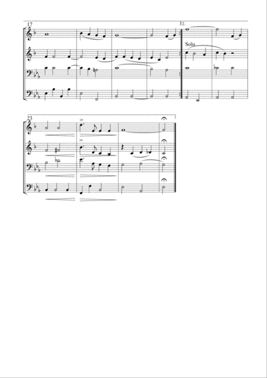 White Christmas Brass Ensemble scores gallery preview page 3