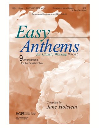Book cover for Easy Anthems, Vol. 6
