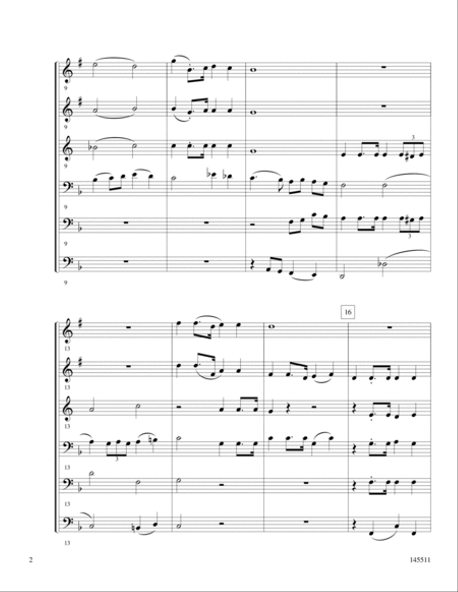 Wonderful Grace Of Jesus Wonderful Grace Of Jesus Brass Quintet scores gallery preview page 3
