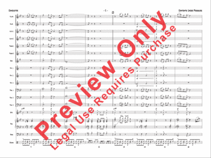 Contents Under Pressure Jazz Ensemble scores gallery preview page 5