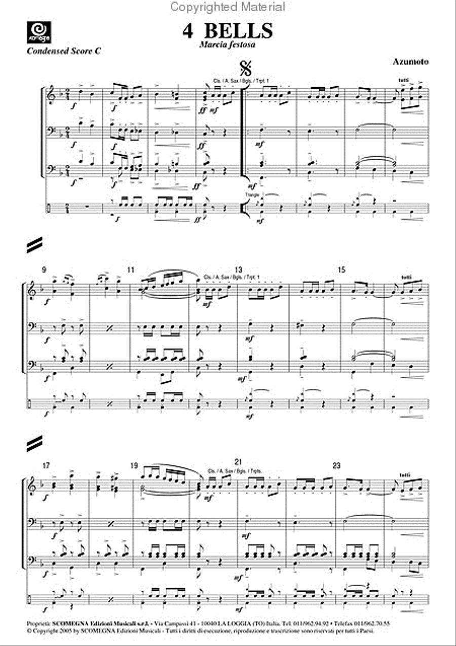 Red Book Vol. 1 - 24 Marches Marching Band scores gallery preview page 15