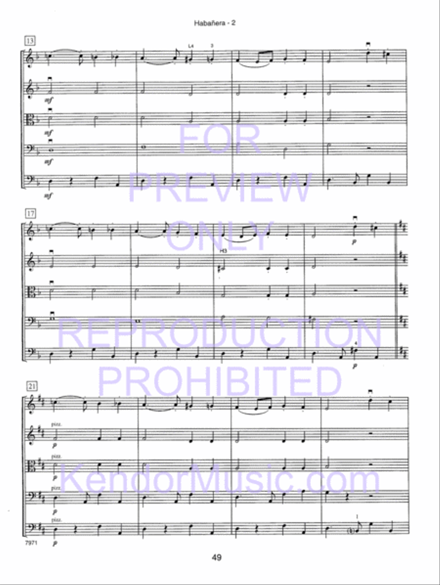 Kendor Concert Favorites , Volume 1 (Score) - with MP3s String Orchestra scores gallery preview page 54