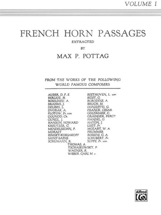 French Horn Passages, Volume 1