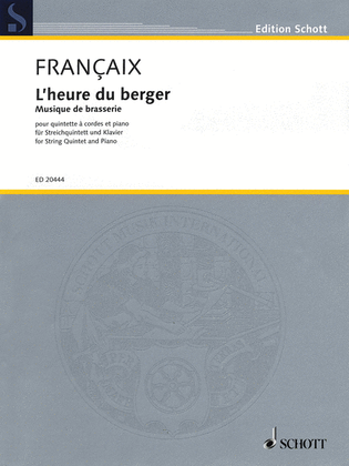 Book cover for L'heure du berger: Musique de brasserie
