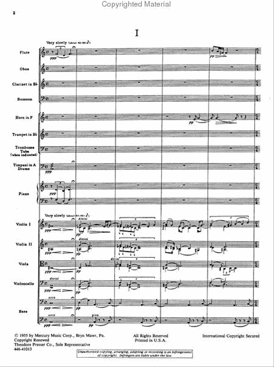 Three Places in New England Orchestra scores gallery preview page 2