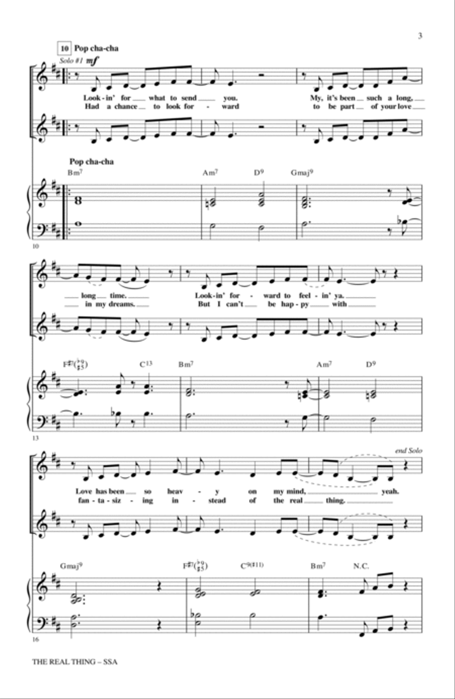 The Real Thing SSA scores gallery preview page 2
