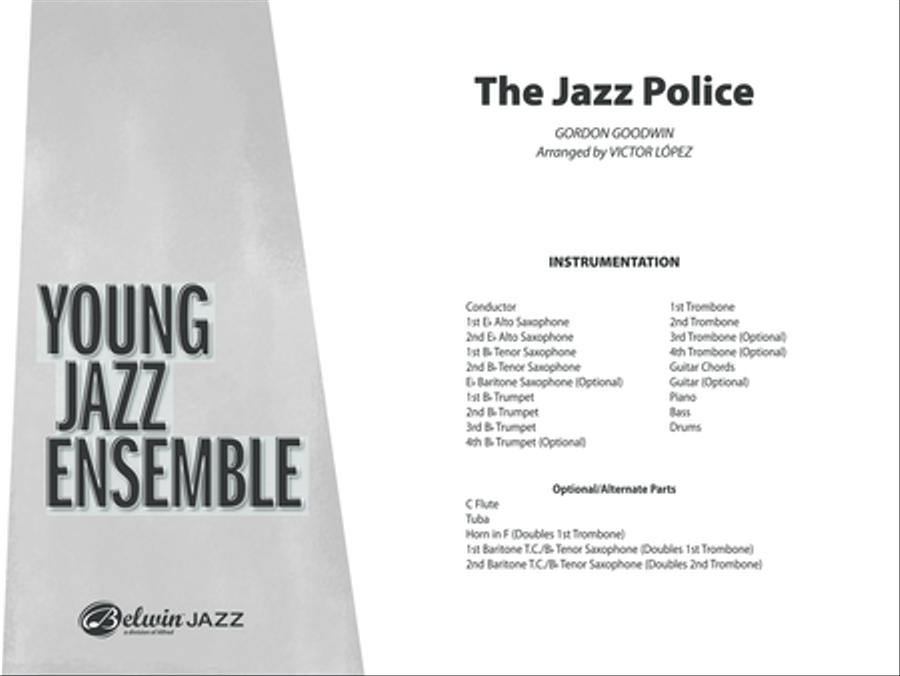 The Jazz Police Jazz Ensemble scores gallery preview page 21