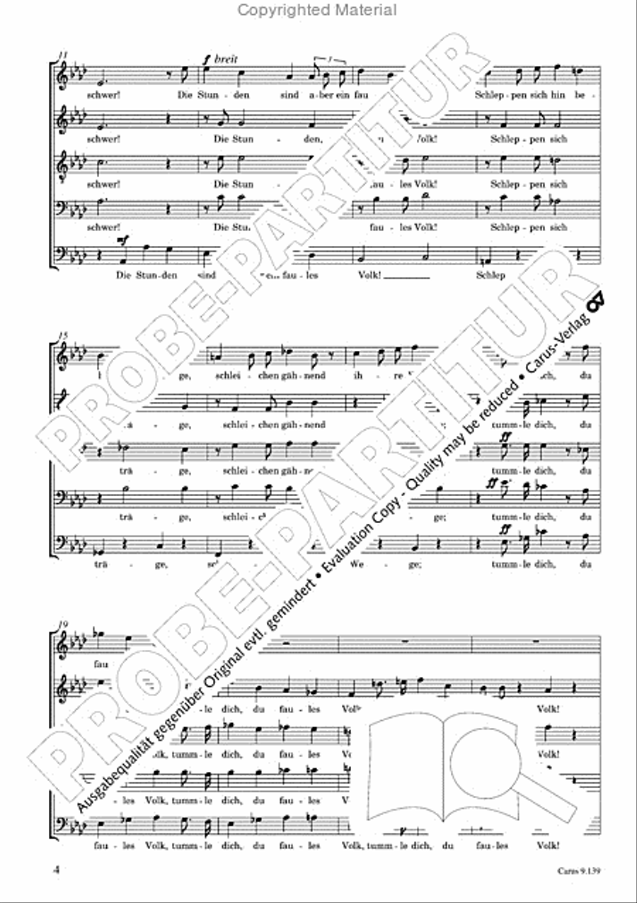 Gottwald: Five Lieder based on texts by Heinrich Heine Choir scores gallery preview page 5