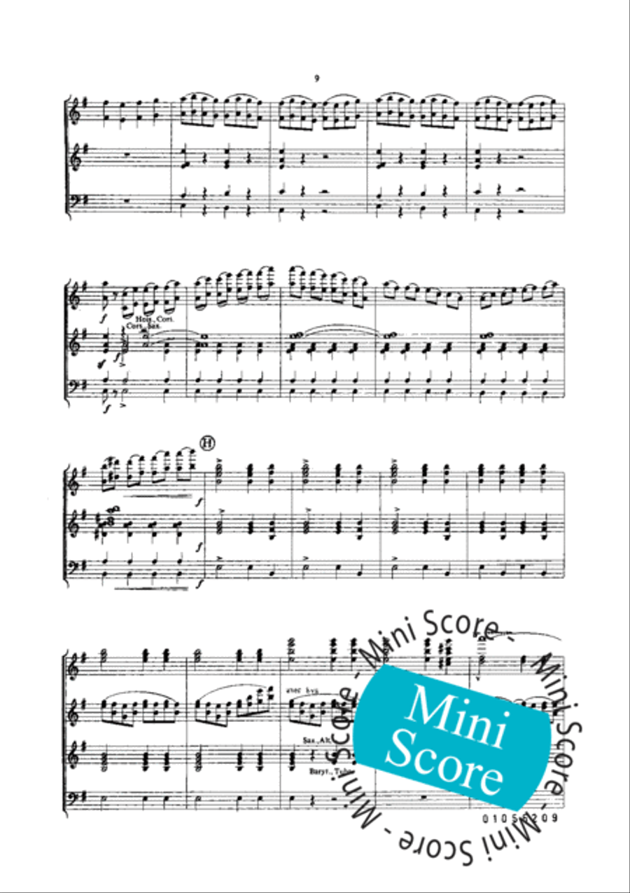 La Grande Paque Russe Concert Band scores gallery preview page 11