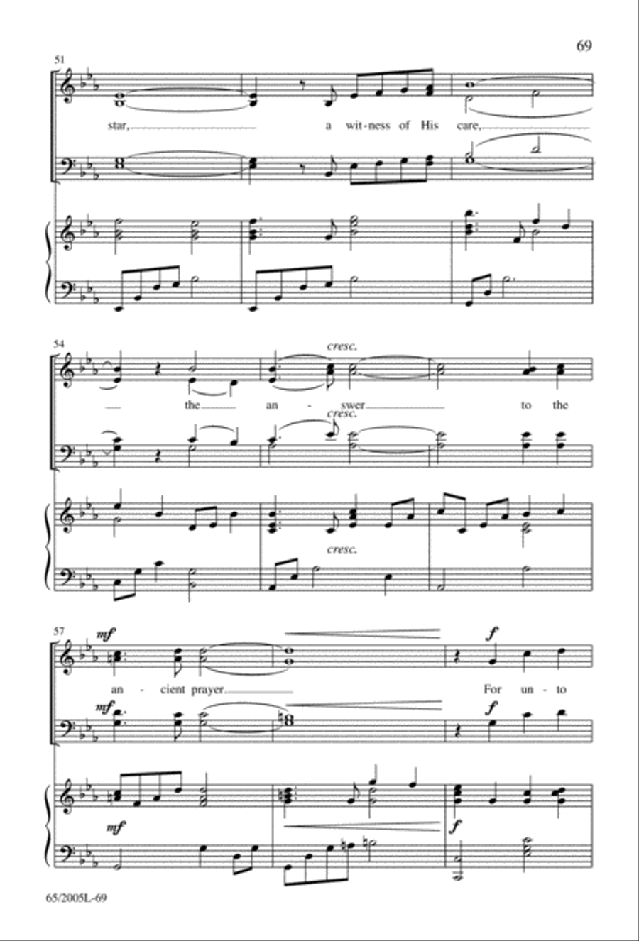 I Hear the Prophet Callin' 4-Part scores gallery preview page 70