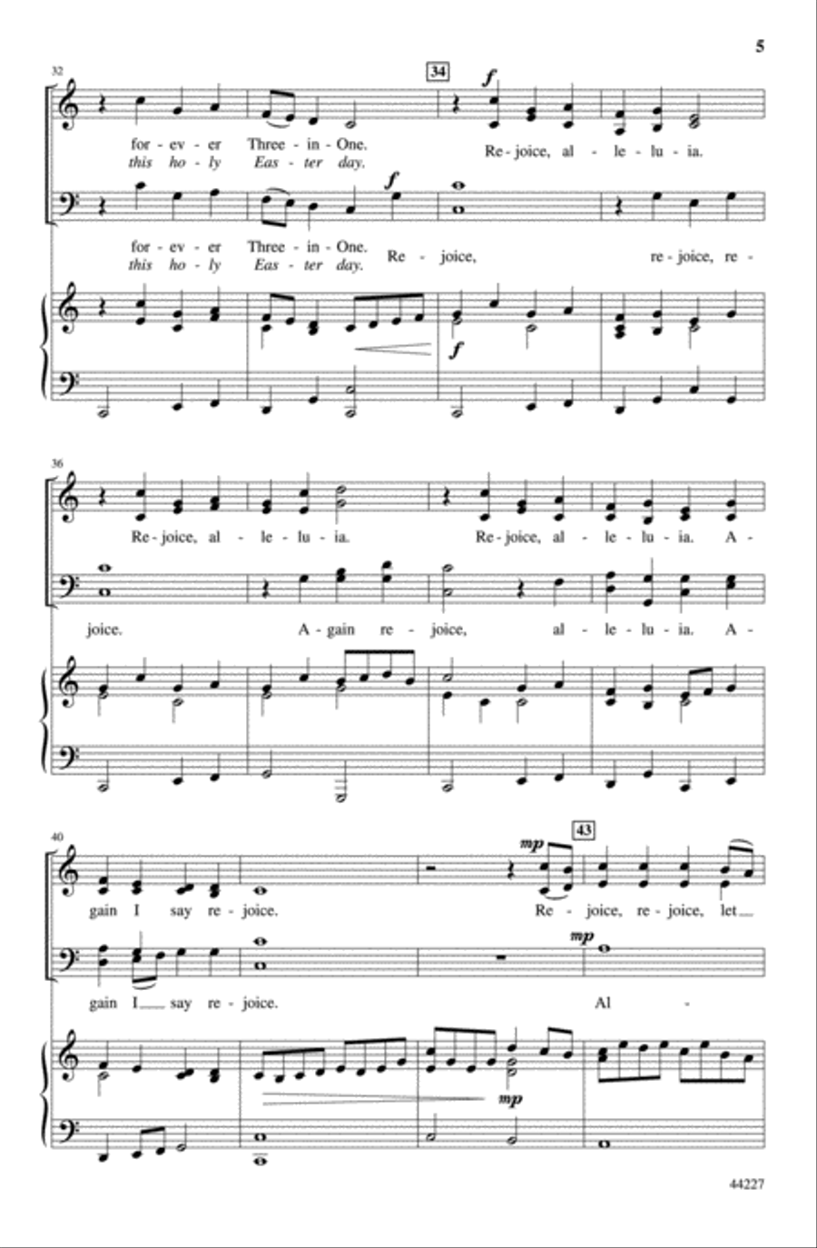 Rejoice! Rejoice! Choir scores gallery preview page 4