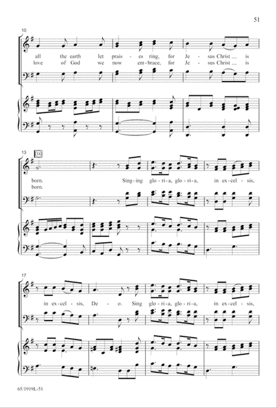 The Perfect Christmas 4-Part scores gallery preview page 53