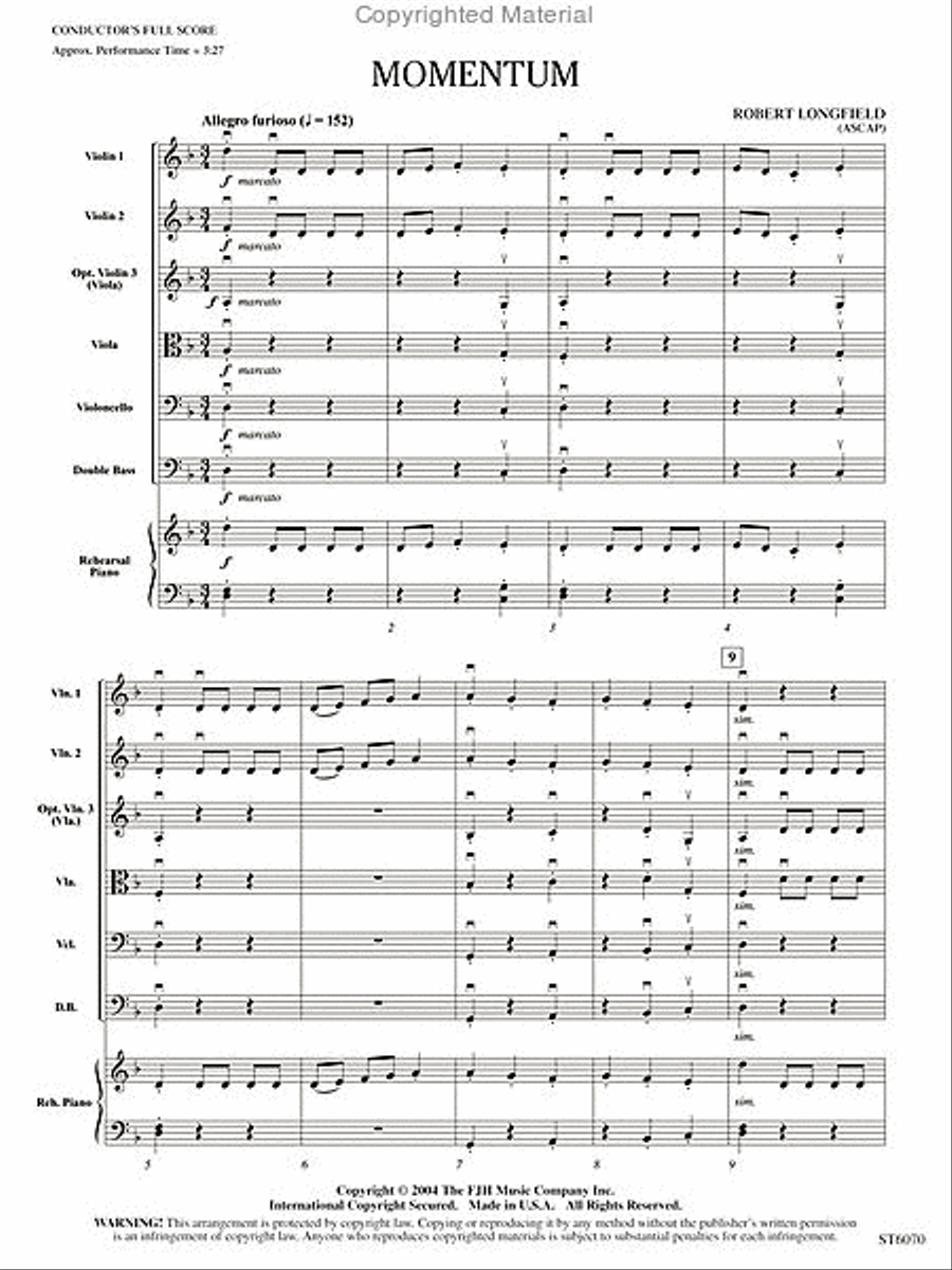 Momentum String Orchestra scores gallery preview page 2