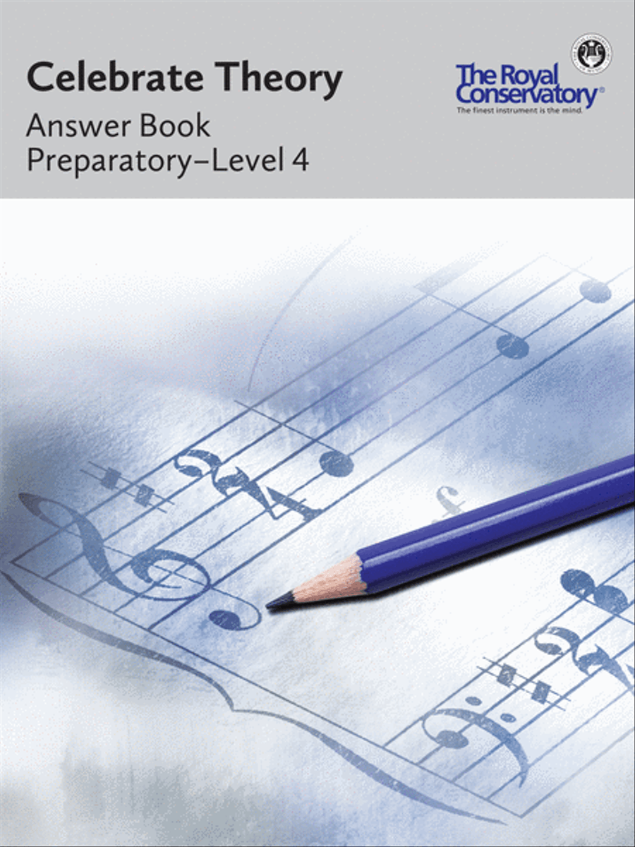 Celebrate Theory Answer Book: Preparatory–4 Answer Guides scores gallery preview page 1