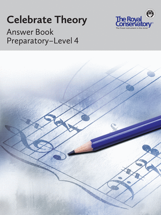 Book cover for Celebrate Theory Answer Book: Preparatory-4
