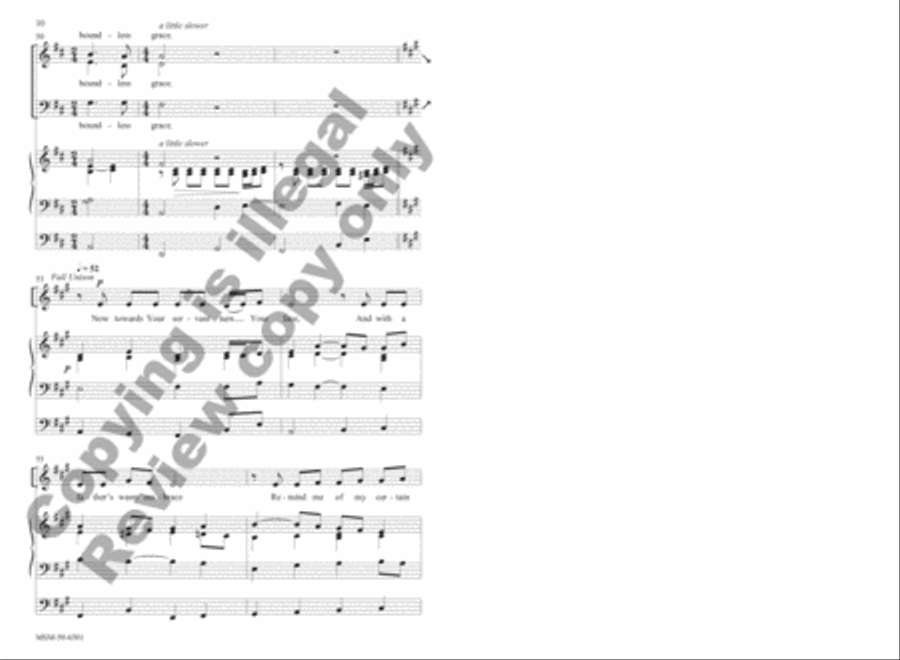 Give Ear, O Lord, and Visit Me 4-Part scores gallery preview page 10