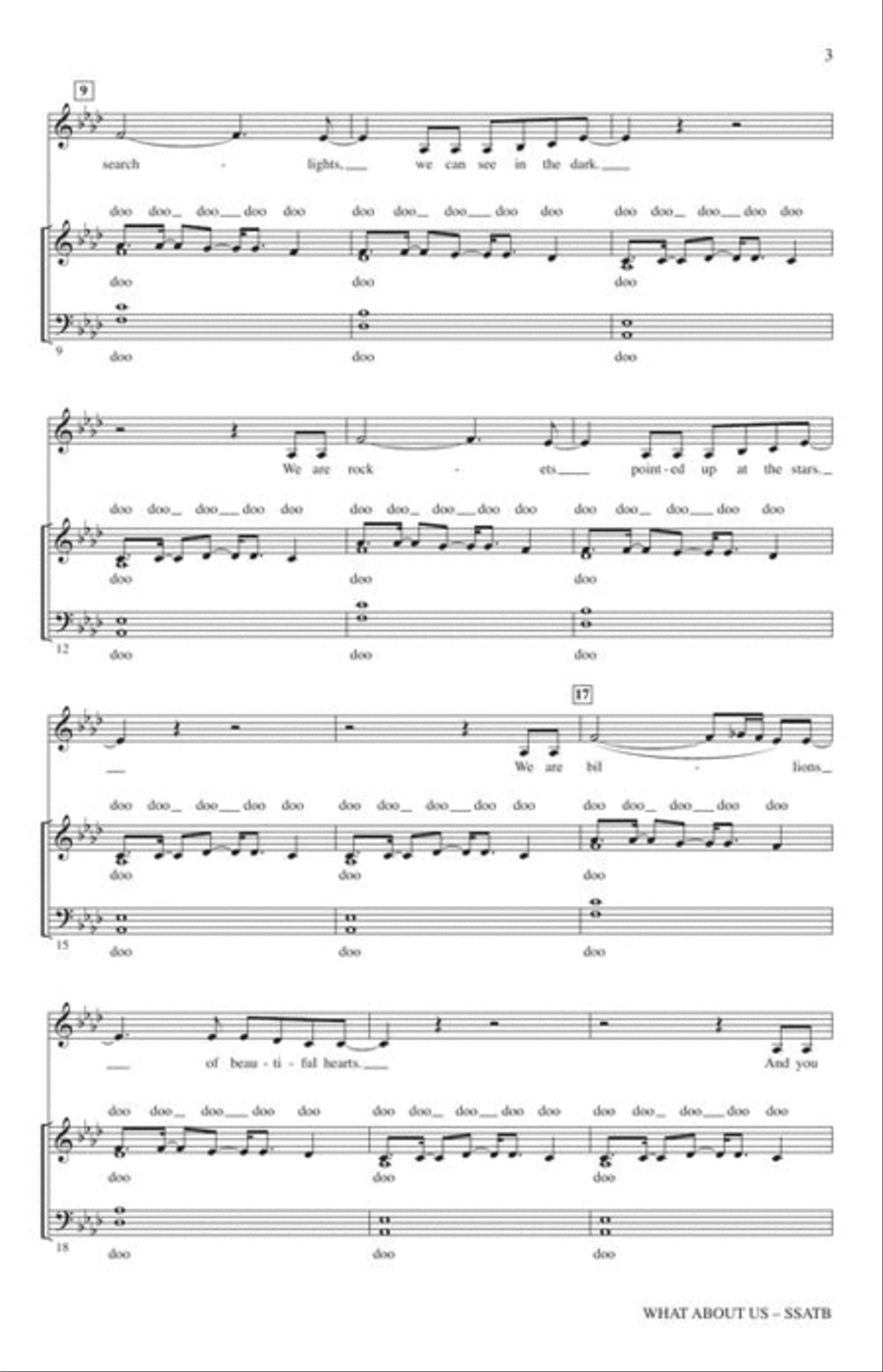 What About Us What About Us SSATB scores gallery preview page 4