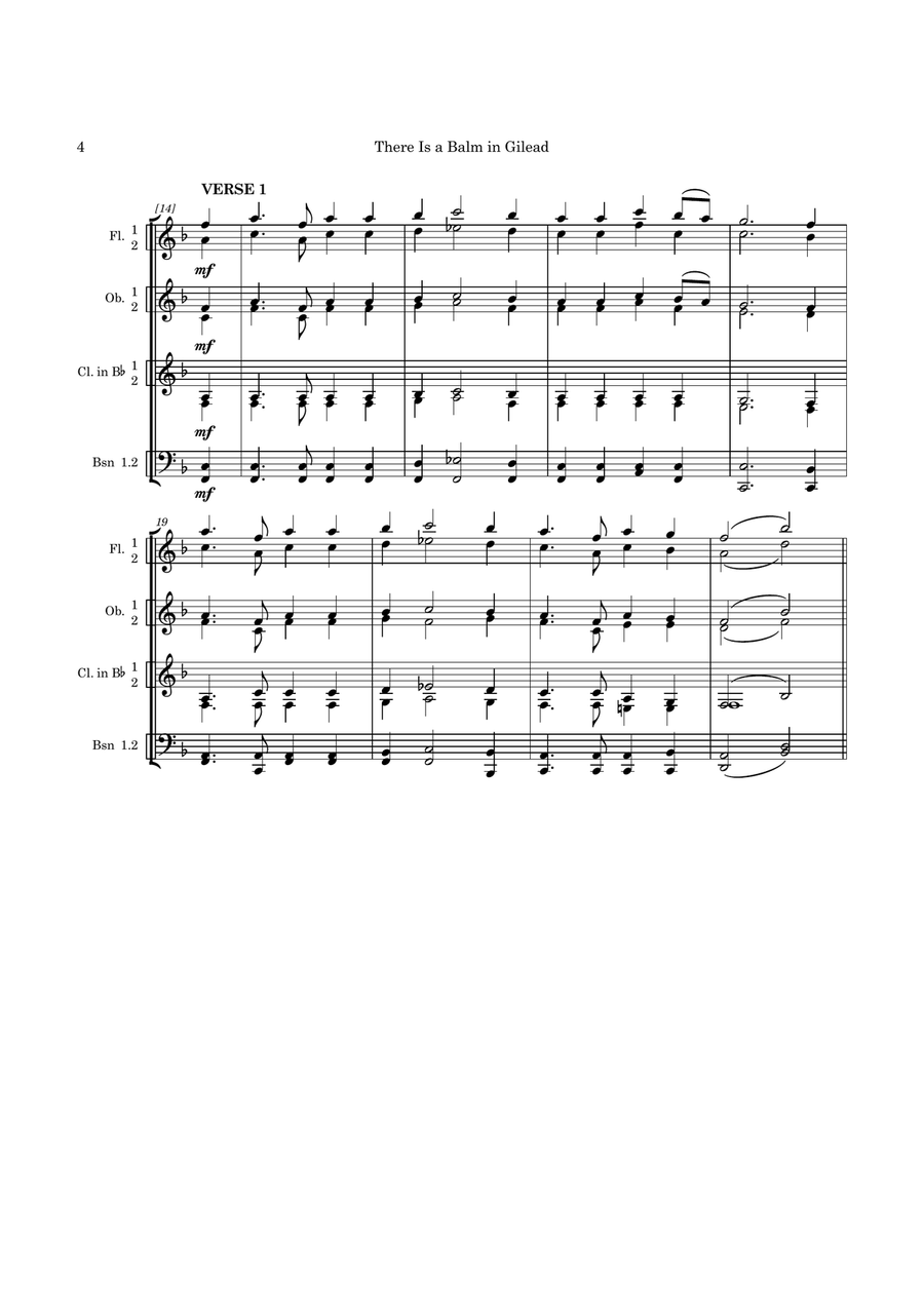 There Is a Balm in Gilead Full Orchestra scores gallery preview page 6
