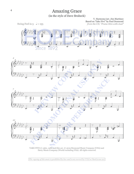 Praise Him with Jazz: Nine Hymns Arranged for Jazz Piano image number null