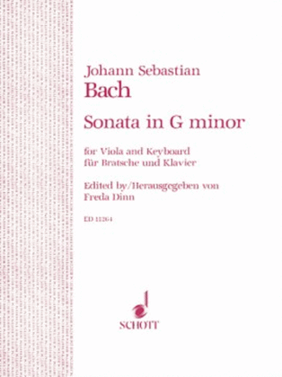 Book cover for Sonata in G Minor BWV 1020
