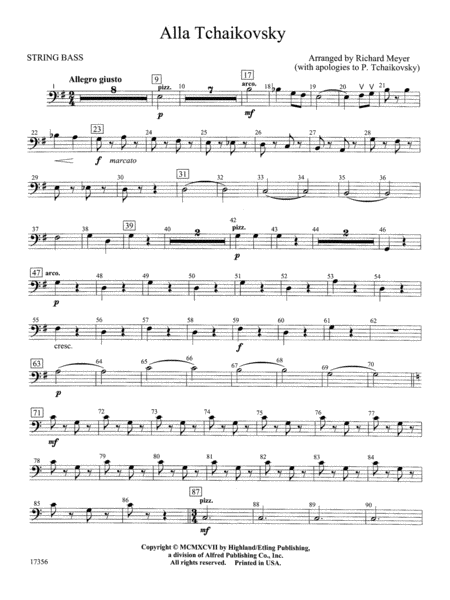 Alla Tchaikovsky: String Bass