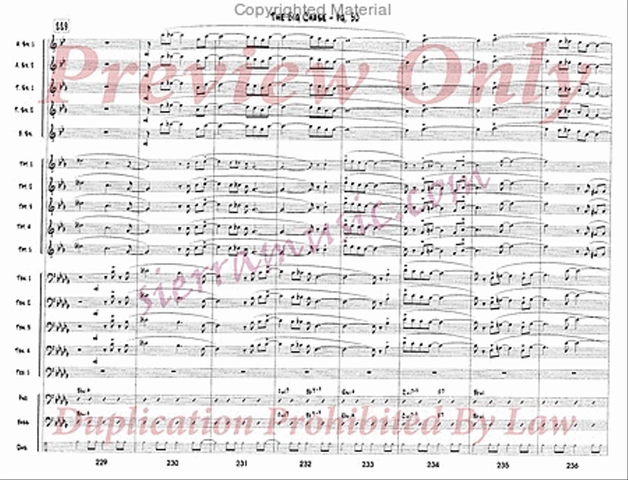 The Big Chase Jazz Ensemble scores gallery preview page 31