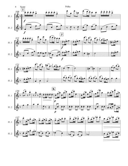 Polka by Kalliwoda set for flute duet image number null
