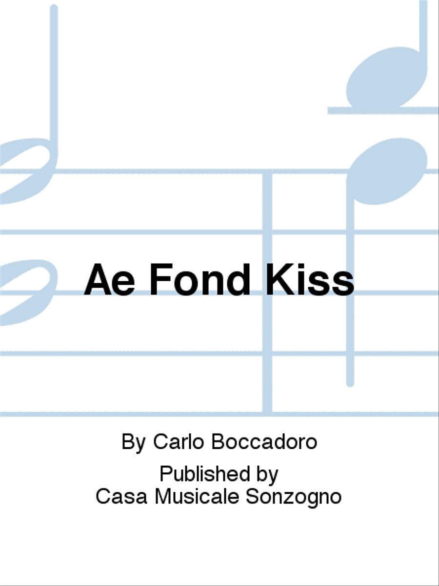 Ae Fond Kiss