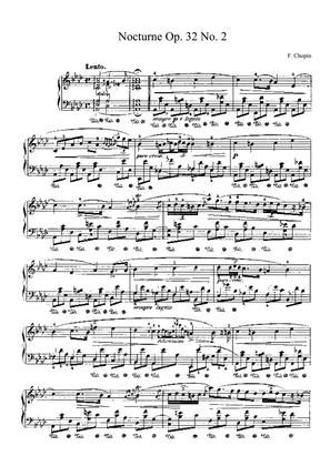Chopin Nocturne Op. 32 No. 2 in B Minor
